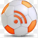 足球社交媒体PNG网页图标rss