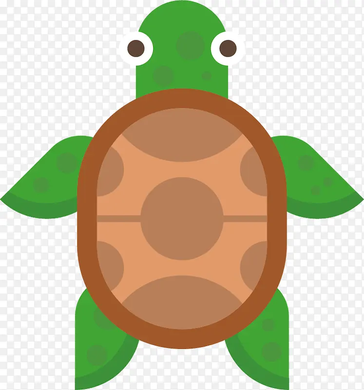 矢量扁平化海龟