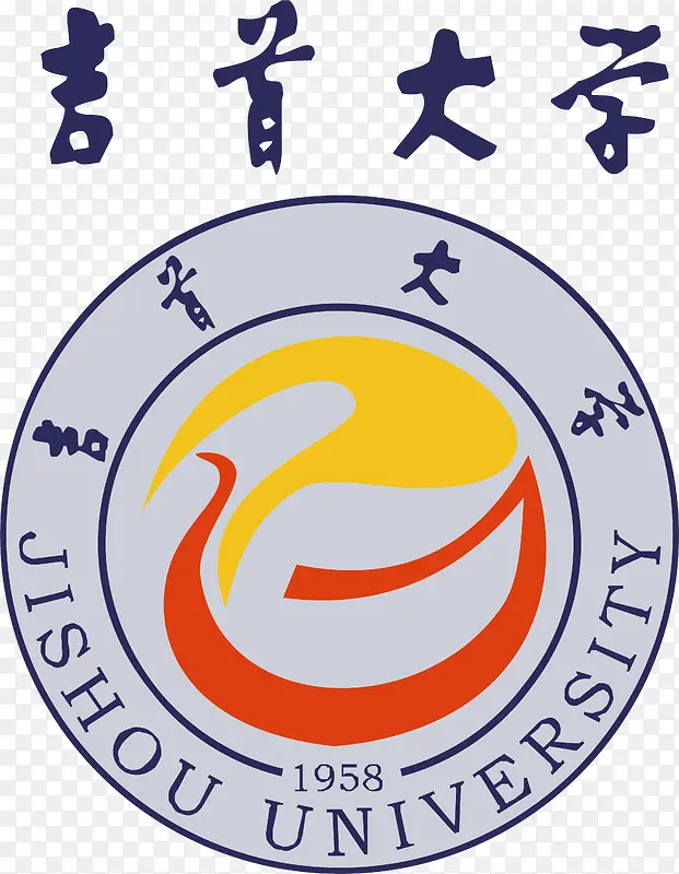 吉首大学logo