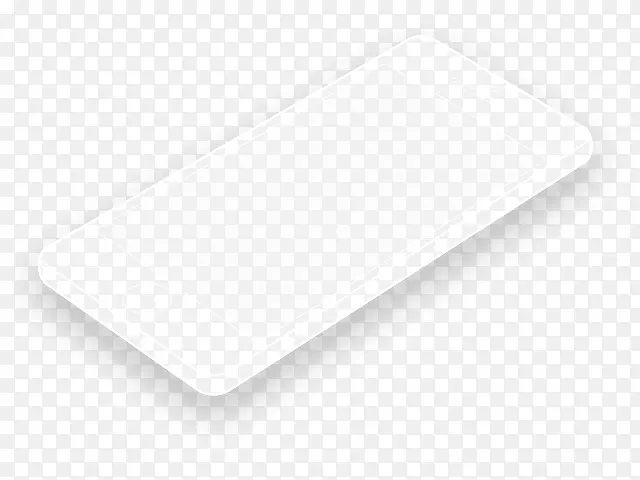 白色长方形卡片素材