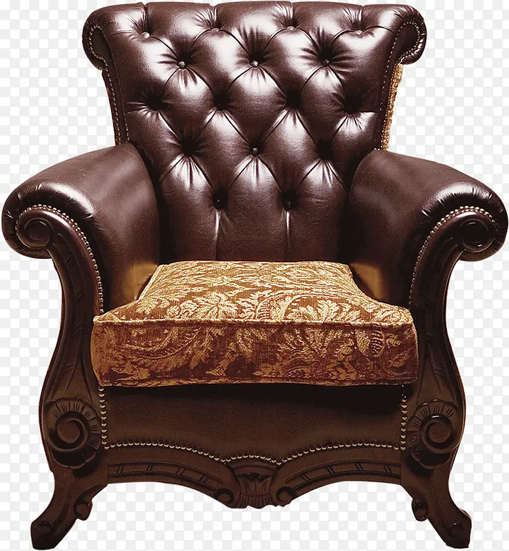 欧式皮椅子