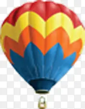 高清漂浮空中热气球