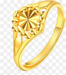 金黄色珠宝首饰戒指
