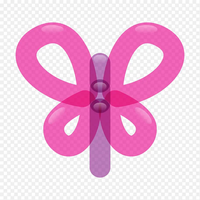 粉色蝴蝶气球