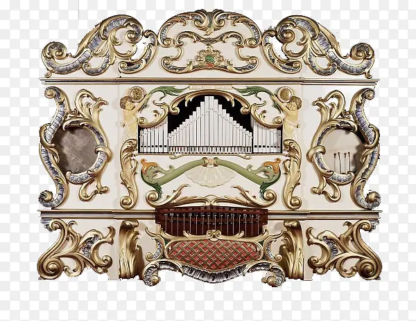 雕花古董音乐盒