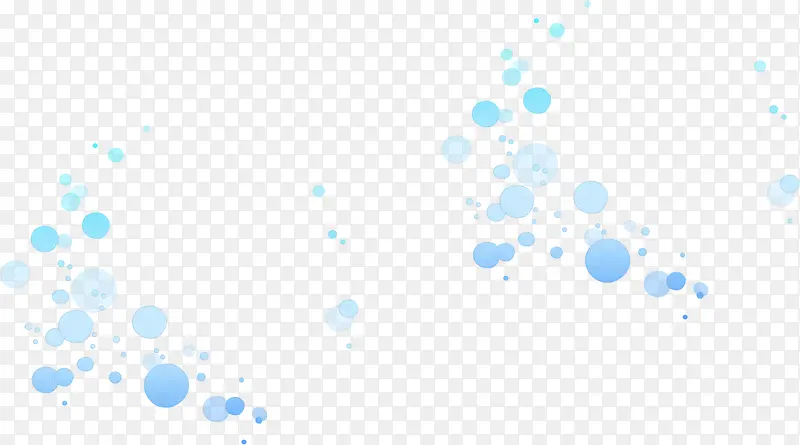 创意元素不规则几何蓝色圆点