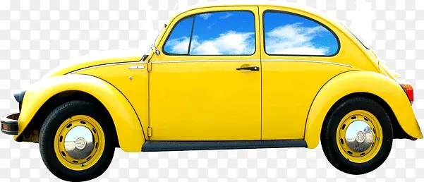 黄色的小汽车