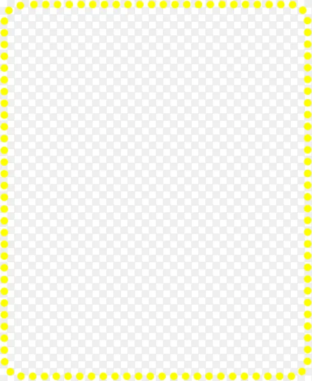 黄色圆点海报边框