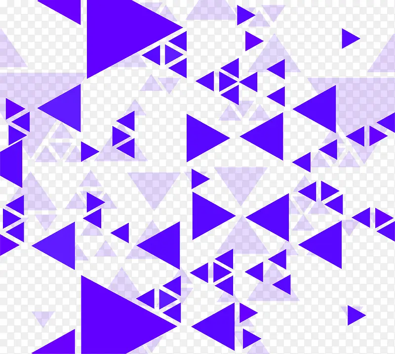 紫色三角形花纹