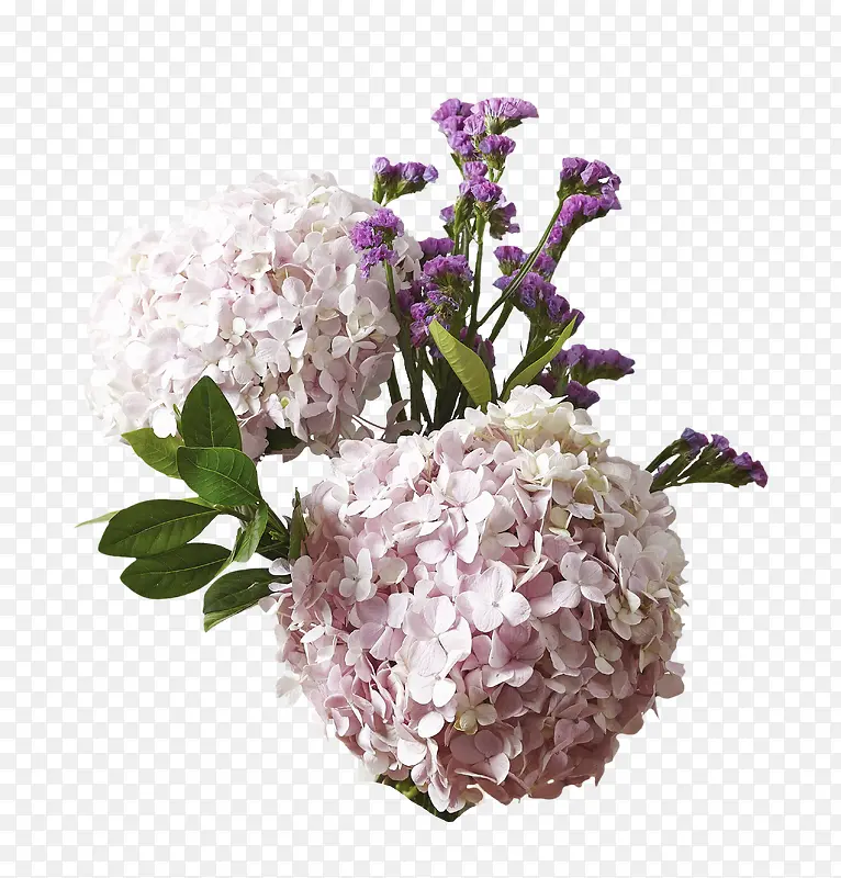 紫色浪漫花朵装饰