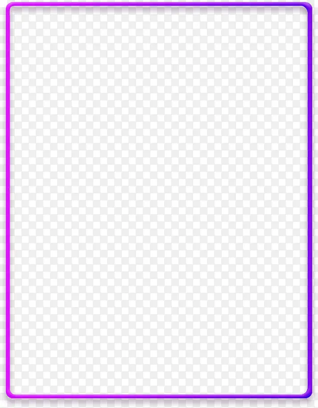 紫色卡通巨大边框