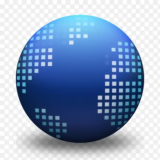 蓝色地球圆球装饰