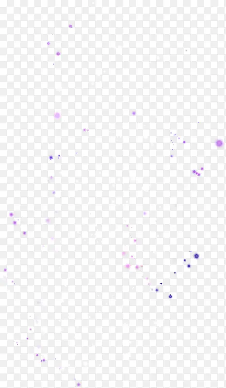 紫色手绘漂浮装饰星光