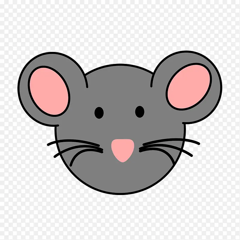 灰色老鼠头