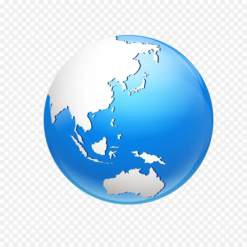 蓝色地球图标