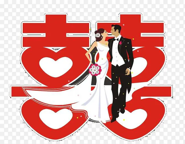 婚礼喜字