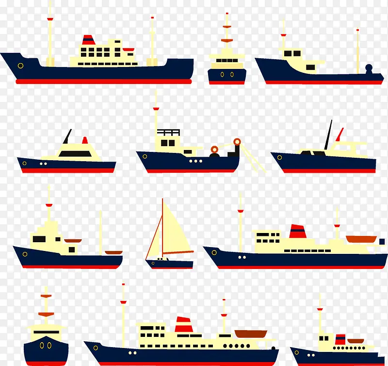 帆船轮船