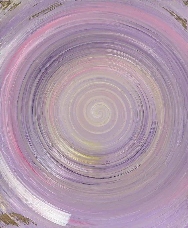紫色漩涡水彩插画