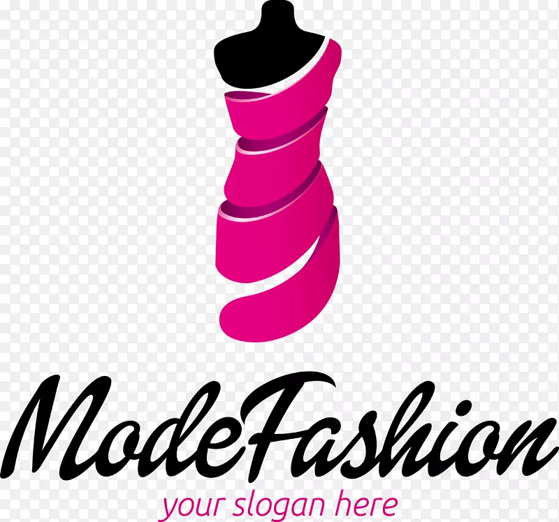时尚设计标志-精致的女性时尚标志载体材料
