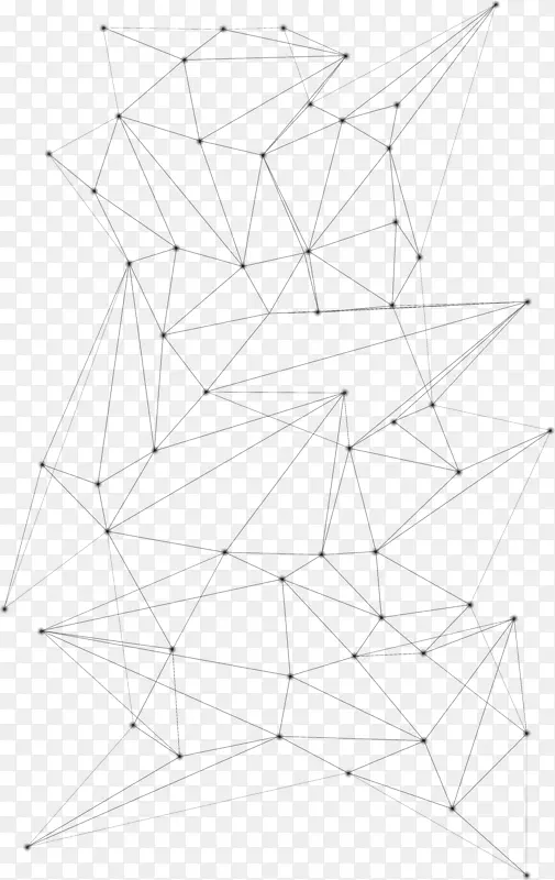 直线点对称图案.抽象几何线型