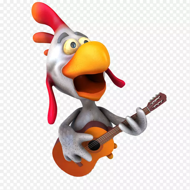 鸡类图例图片-吉他火鸡