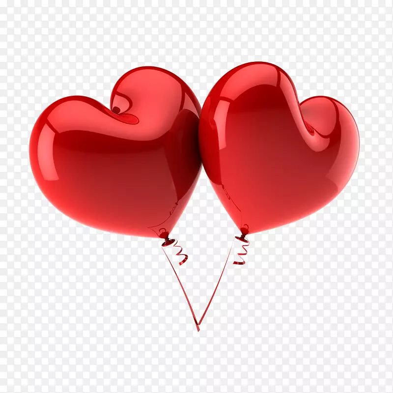 心脏气球夹艺术-心脏气球
