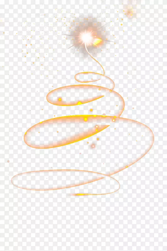 白色材质图案-金色圣诞树光曲线