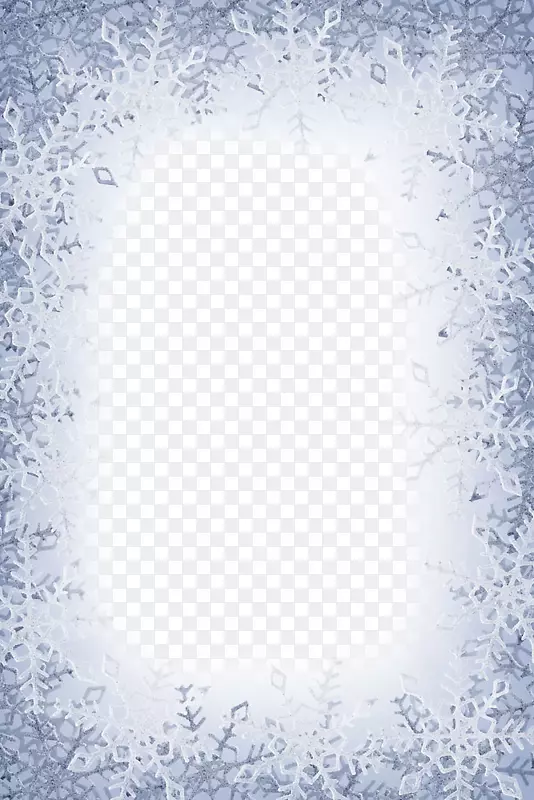 圣诞节光栅图形剪辑艺术-圣诞节白色边框