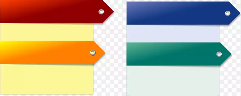 文本框箭头-创造性颜色文本框材料