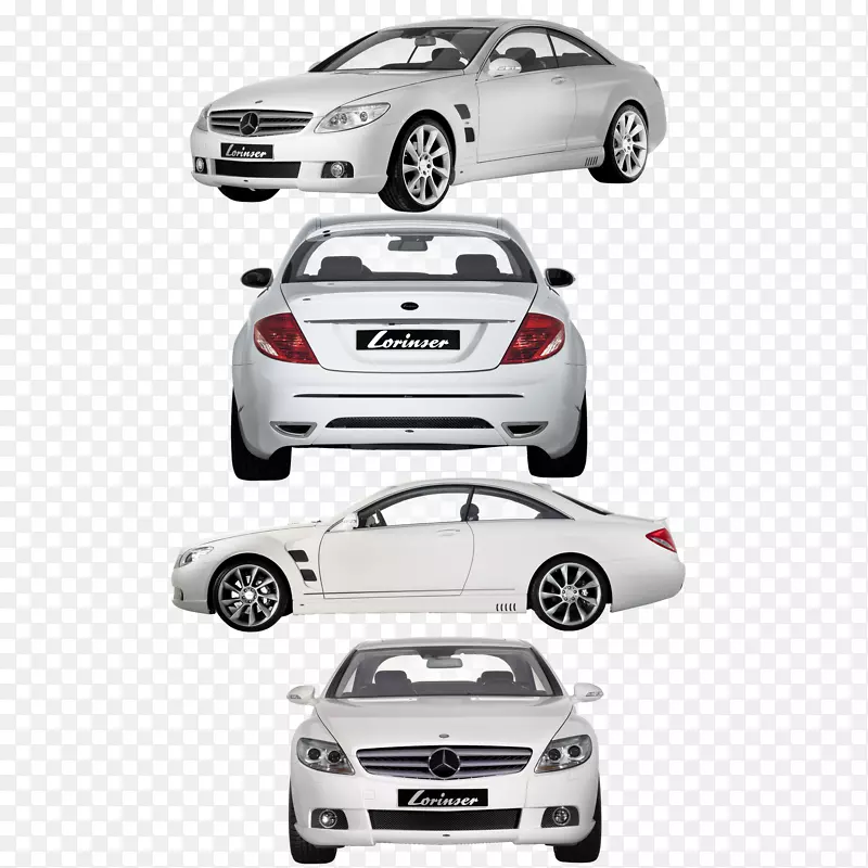 奔驰e级中型轿车-银色轿车