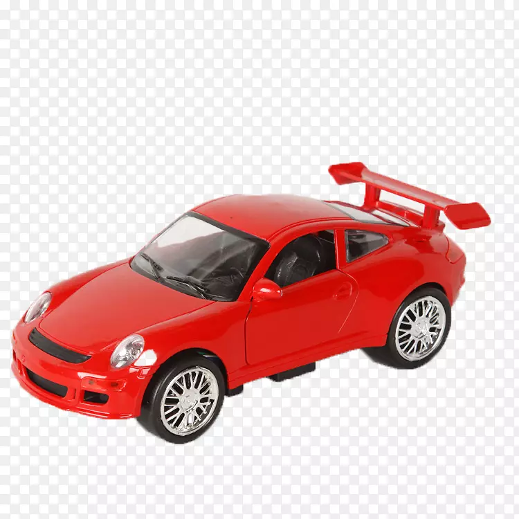 模型车玩具跑车-红色玩具车
