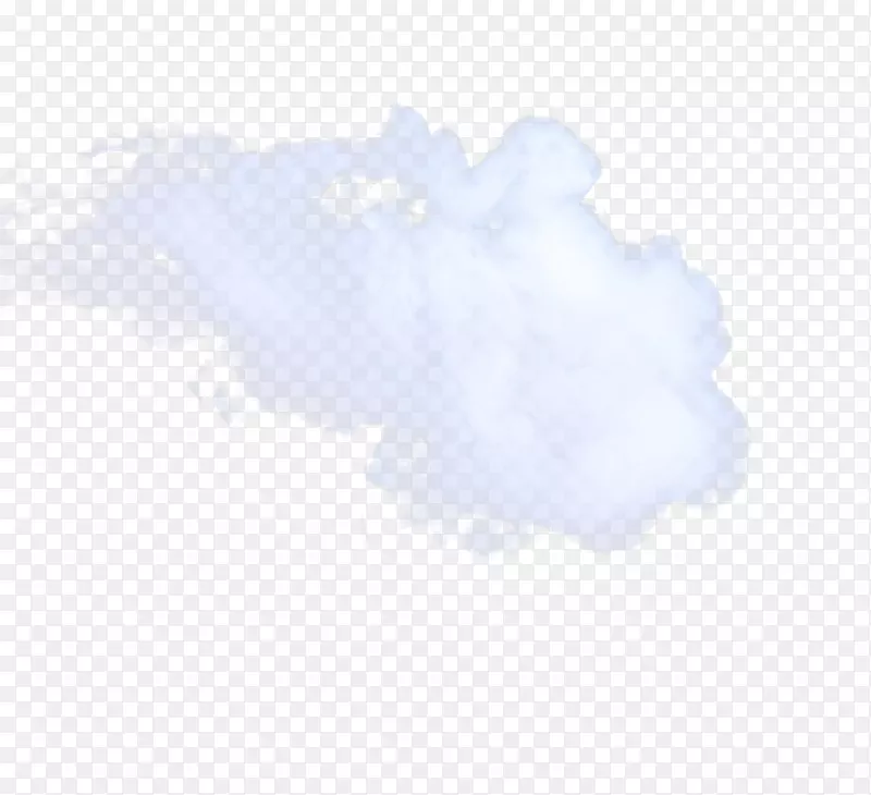 蓝天云图-白色薄雾