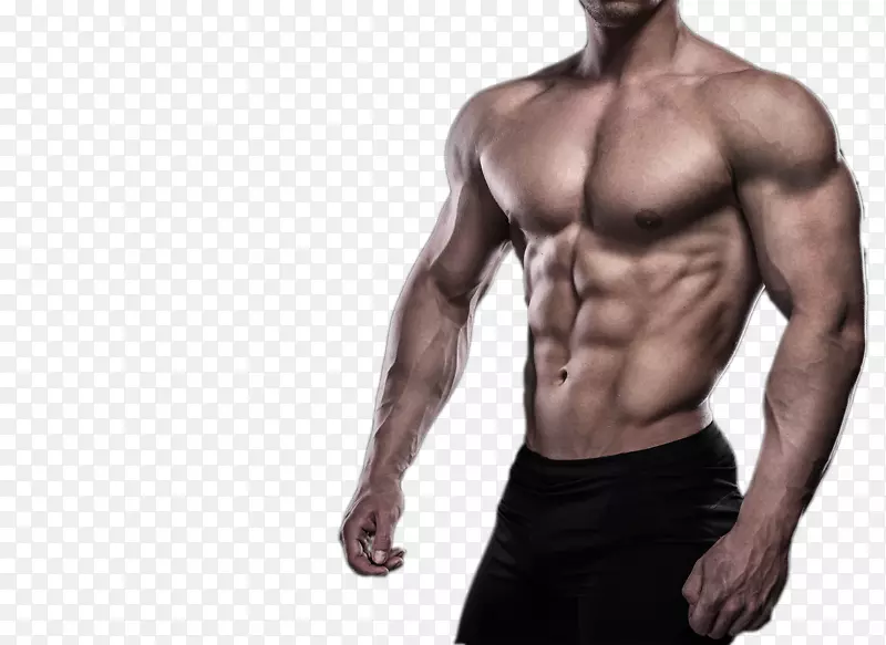 健身健美肌肉力量训练-男子健身侧HD照片