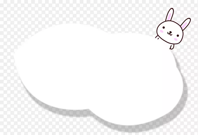 纸耳尖角-甜兔云