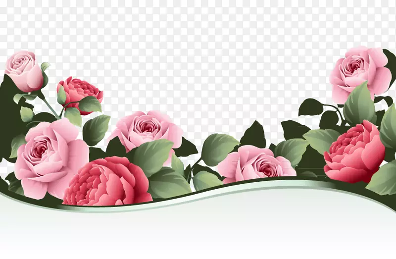 花卉花园玫瑰剪贴画玫瑰装饰