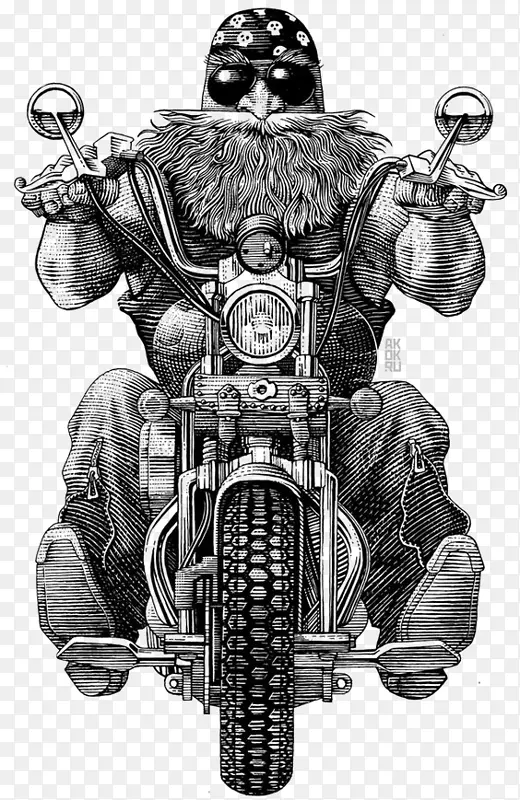 摩托车俱乐部图解-机车