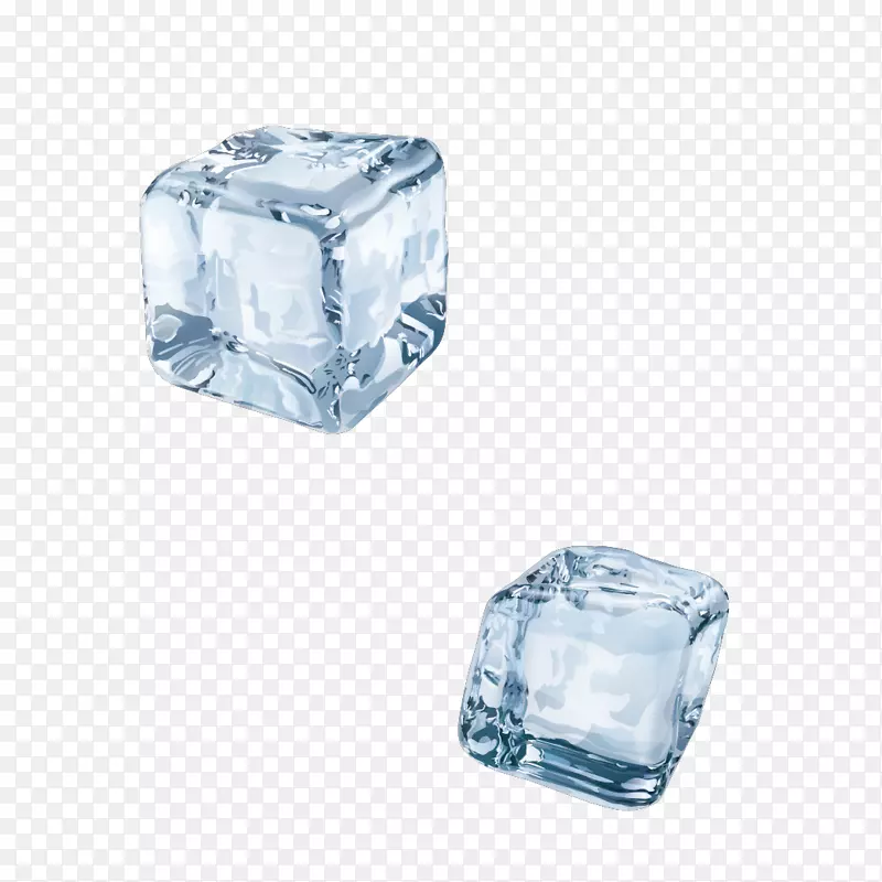 冰立方图-两个冰块