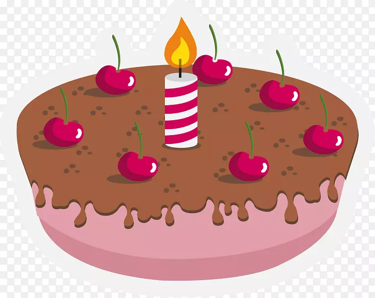 生日蛋糕巧克力蛋糕樱桃蛋糕玉米饼芝士蛋糕樱桃蛋糕