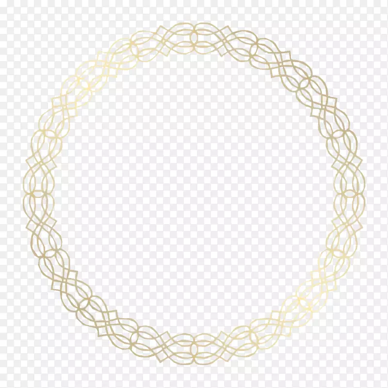 白色圆圈图案-创造金色阴影