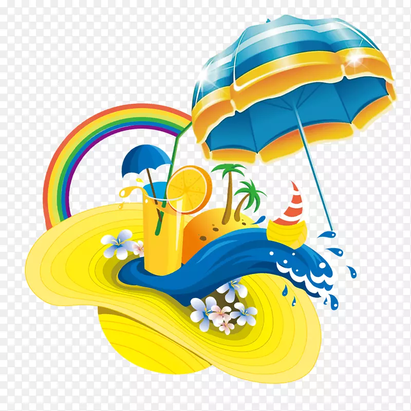 伞式沙滩-沙滩帽