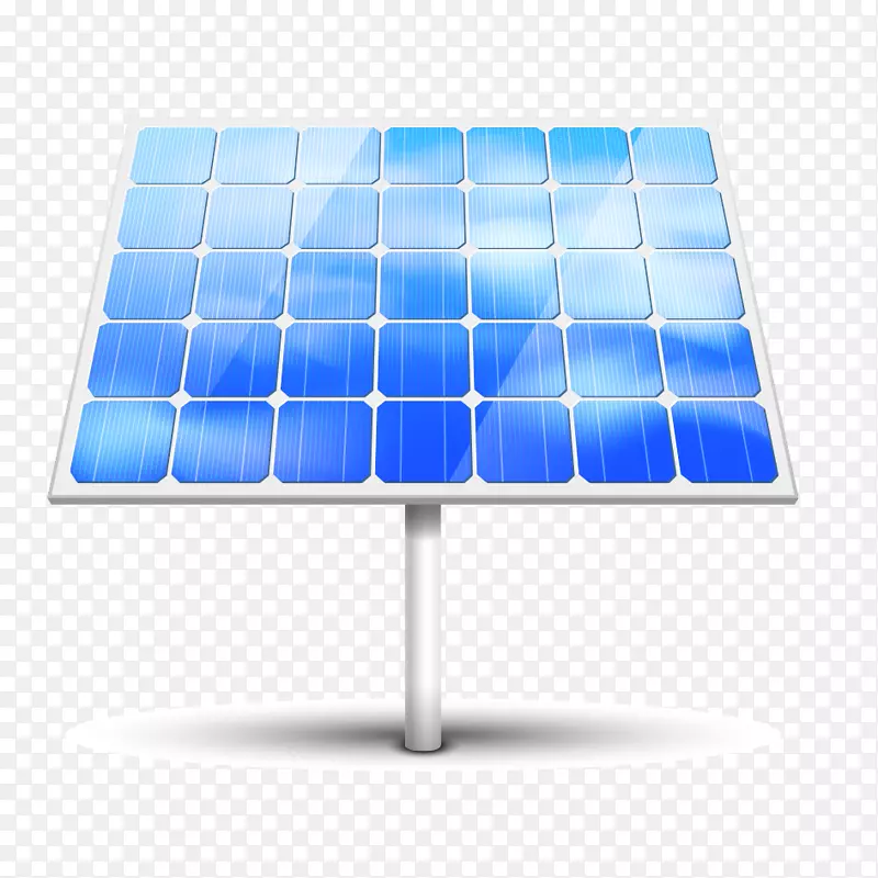 太阳能电池板太阳能可再生能源卡通太阳能电池板