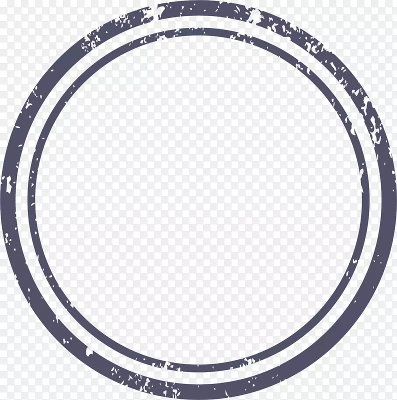 时钟图标-深蓝色圆圈边框