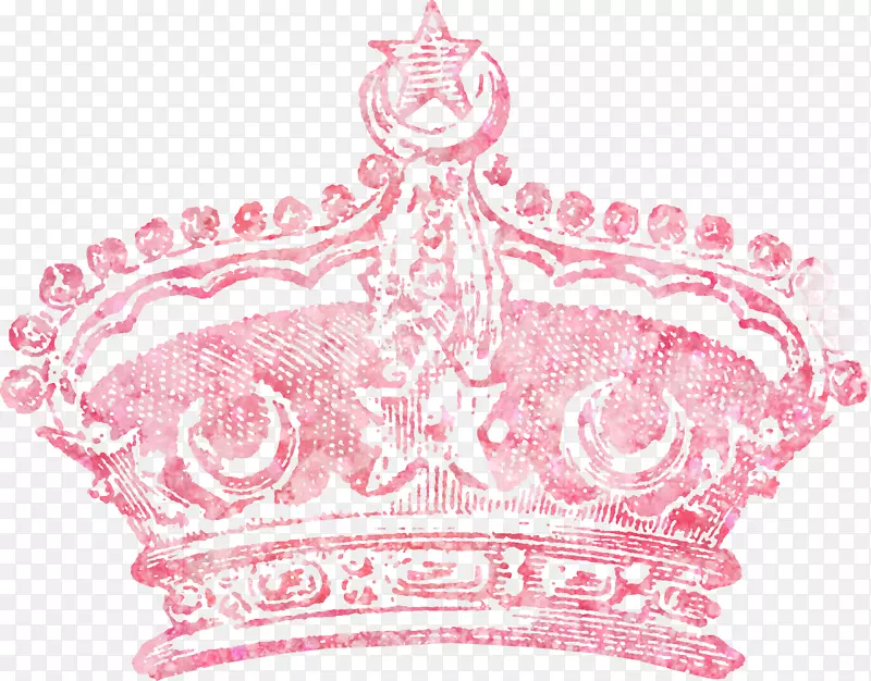 皇冠粉红色-漂亮的粉红色皇冠