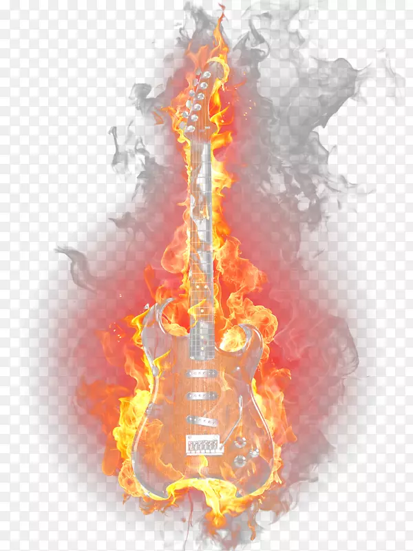 火焰轻燃吉他