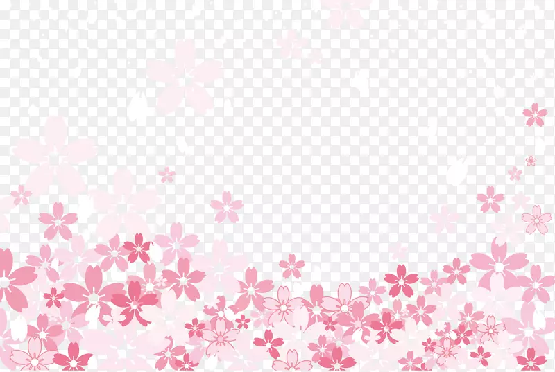 纺织品粉红图案.sakura插图背景材料