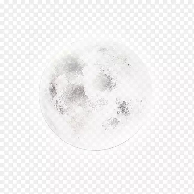黑白圆图案-月亮