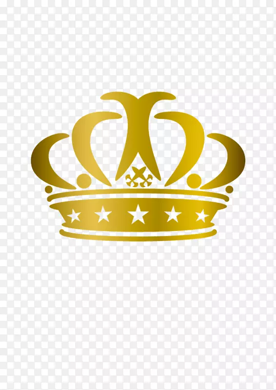 皇冠黄金剪贴画-皇冠，帽子，右