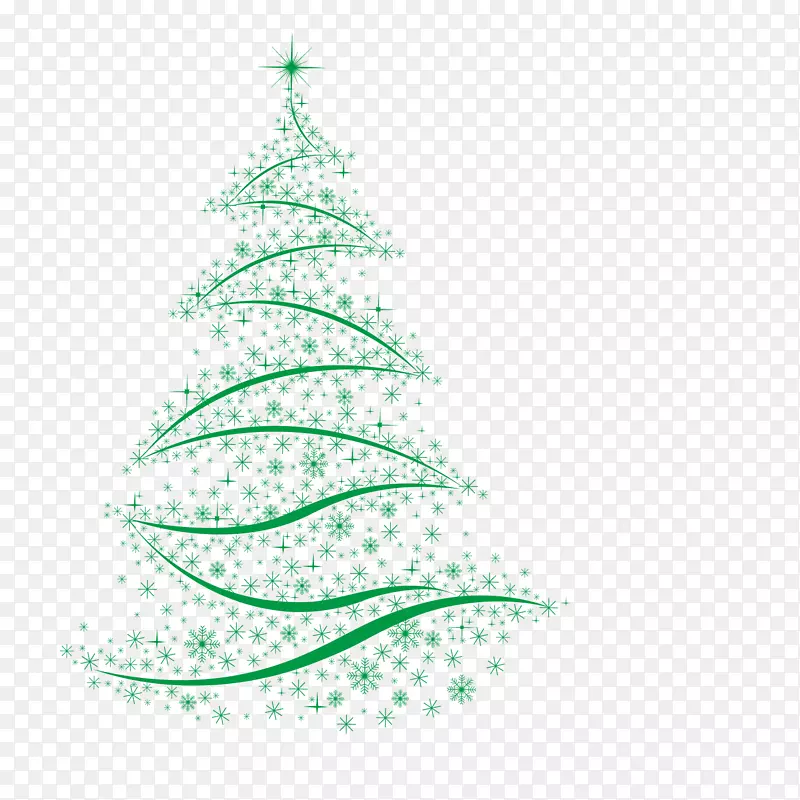 圣诞树圣诞装饰圣诞老人绿色圣诞树