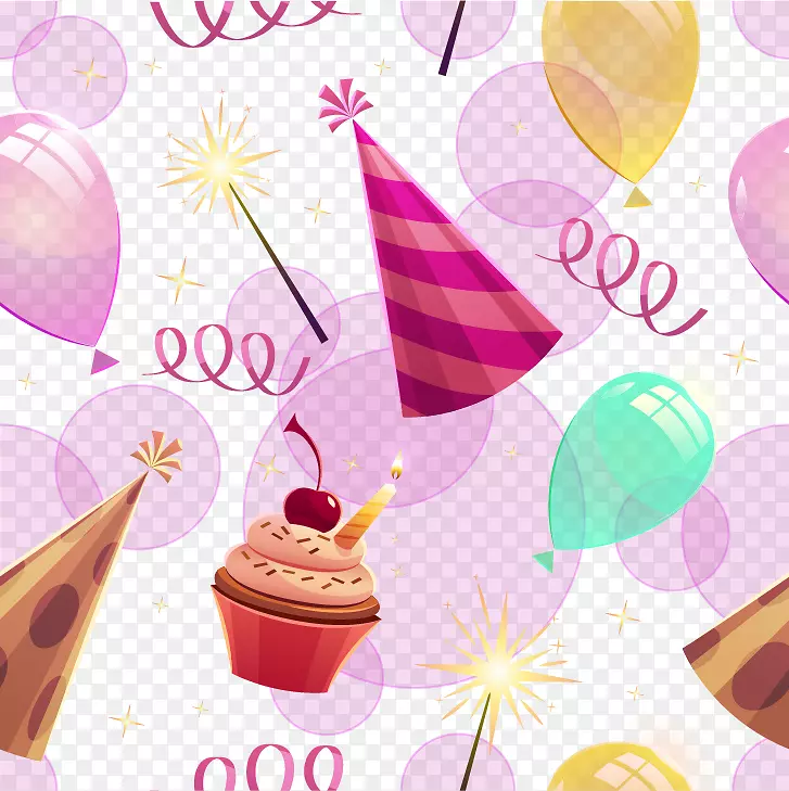 生日剪贴画-创作生日背景材料