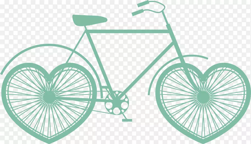 自行车轮，心轮，情人节-心轮胎
